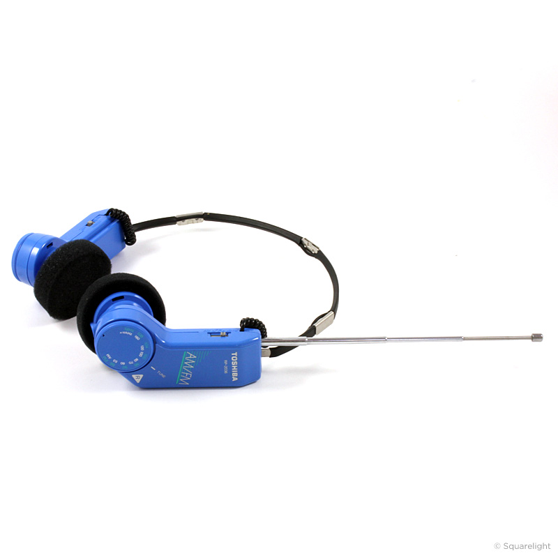 Casque Stéréo Pliant Toshiba 2036 - Vintage - AM/FM - Occasion Fonctionnel
